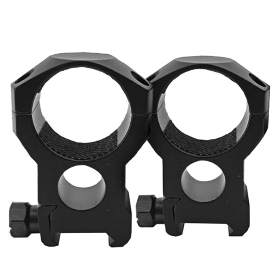 TRAD RINGS 30MM EXTRA HIGH TAC BLK PICATINNY - Optic Accessories